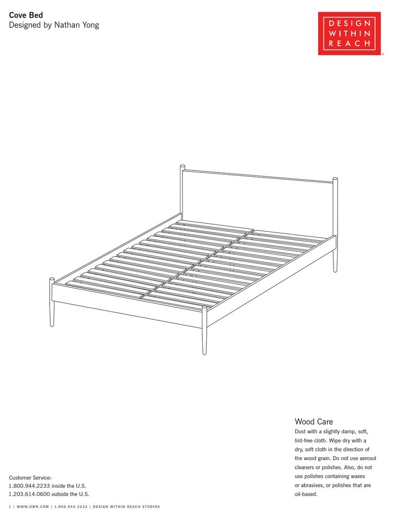 Design Within Reach Cove Bed 100083918 User manual Design Within Reach Cove Bed 100083918 User manual