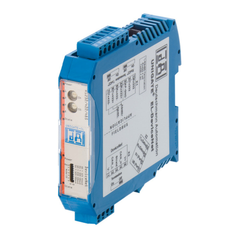 DEUTSCHMANN AUTOMATION UNIGATE EL-DeviceNet User manual