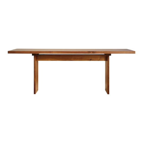 Design Within Reach GATHER TABLE 100062673 Assembly instruction