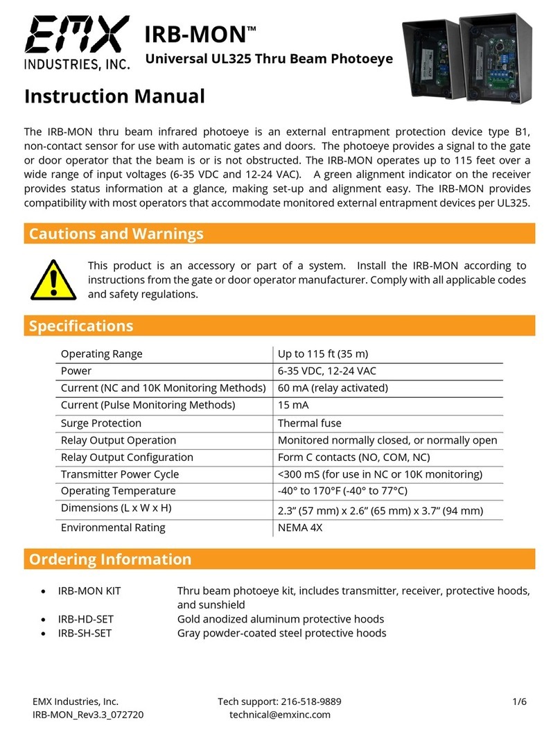 EMX IRB-MON instruction manual
