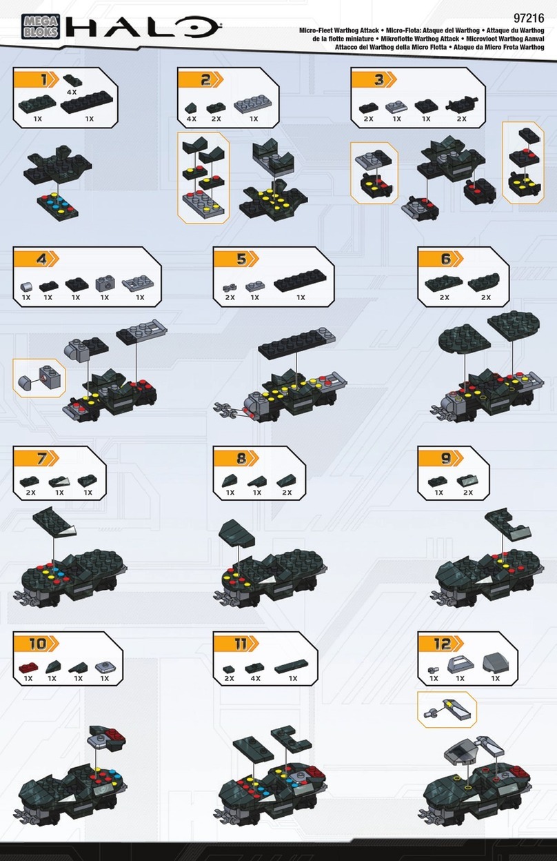 Mega Bloks HALO 97216 User manual
