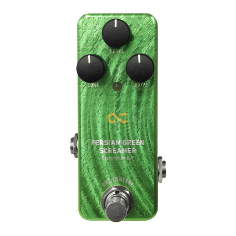 One Control Persian Green Screamer User manual