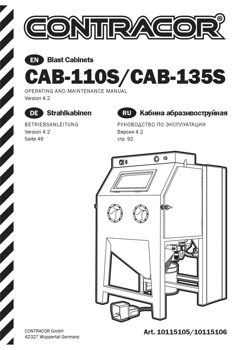 Contracor CAB-110S Operating and maintenance manual