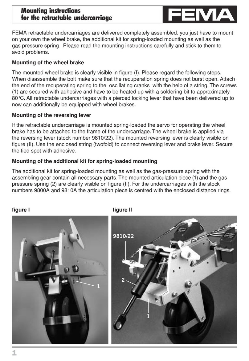 Fema 9800A Mounting instructions