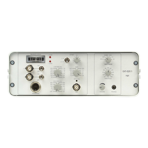 NPI EXT-02F Operating instructions and system description NPI EXT-02F Operating instructions and system description