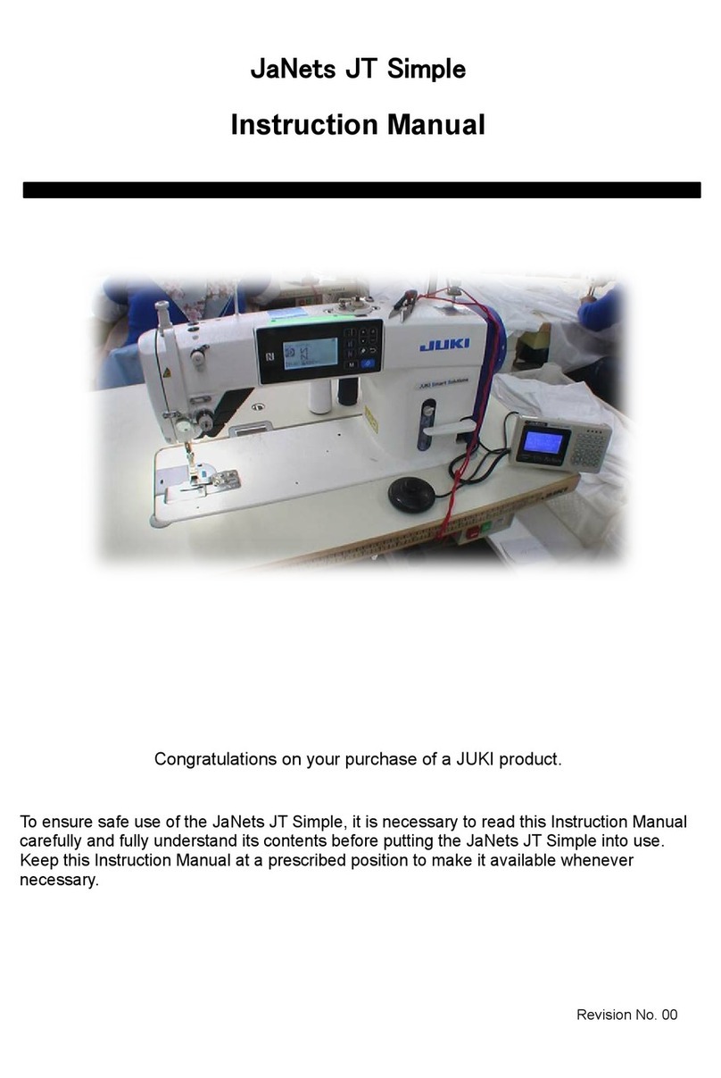 JUKI JaNets JT Simple User manual