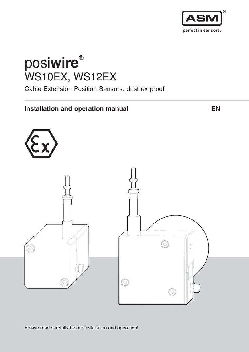 ASM posiwire WS10EX User manual