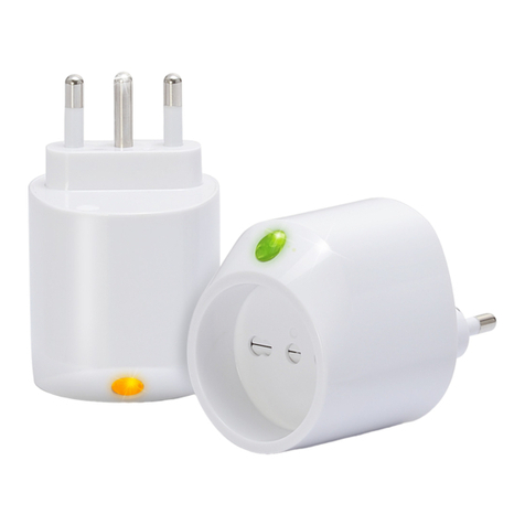 Ecodhome Socket switch and power meter installation manual