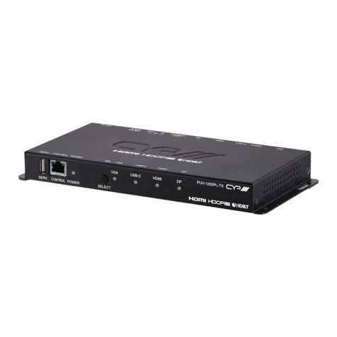 CYP PUV-1250PL-TX User manual
