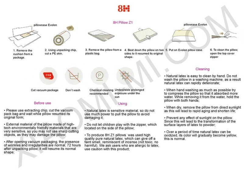 Xiaomi 8H Pillow Z1 manual