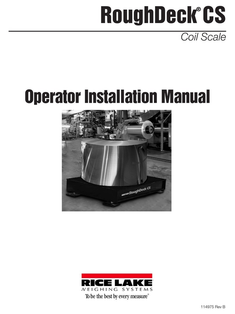 Rice Lake RoughDeck CS User manual
