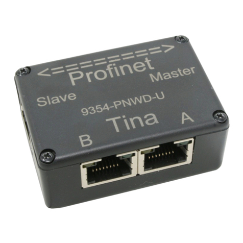 TINA ProfiNet 9354-PNWD-U Short instructions