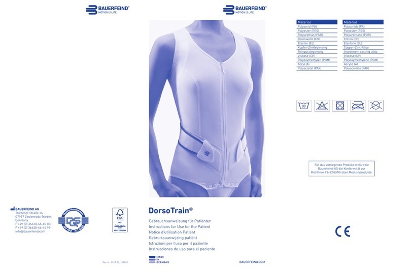 Bauerfeind DorsoTrain User manual