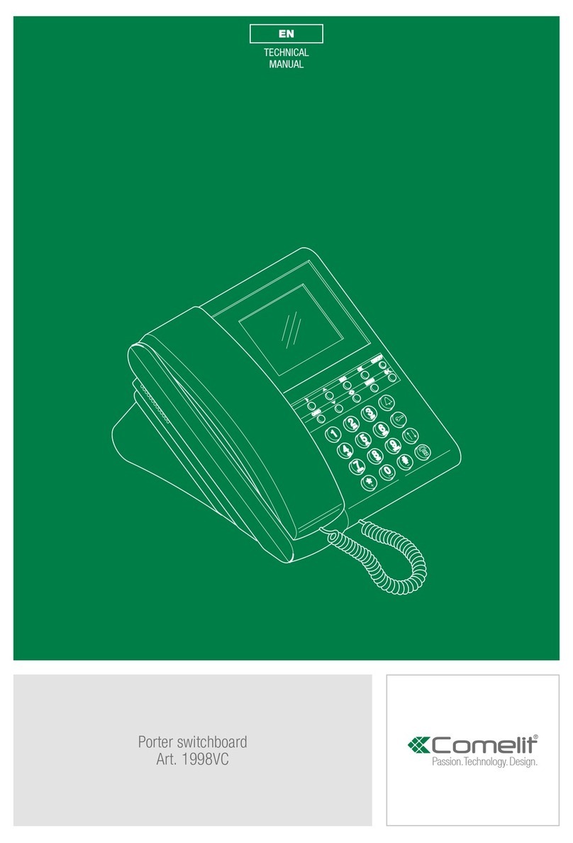Comelit 1998VC User manual