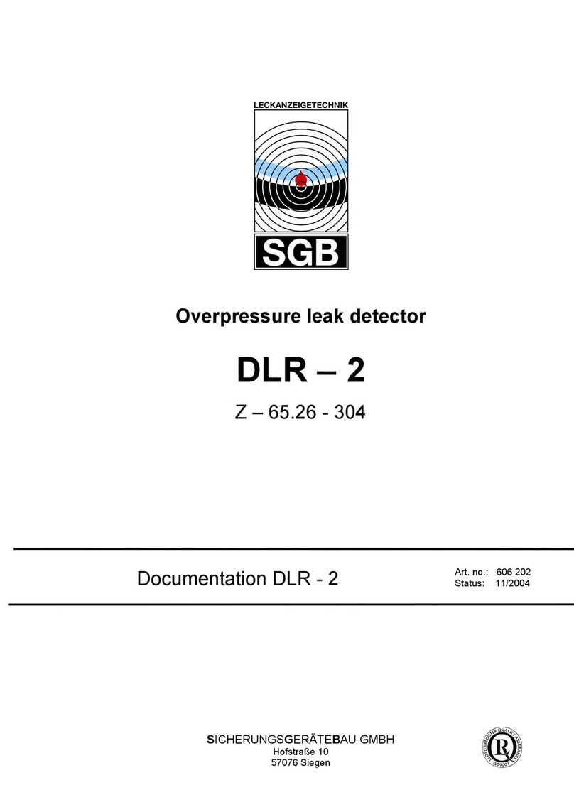SGB DLR-2 Series Operator's manual