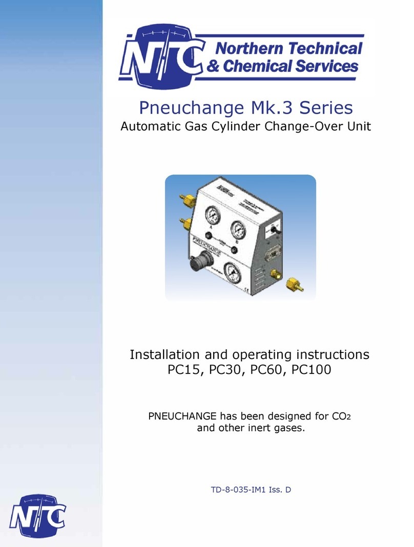 NTC Pneuchange Mk.3 Series Installation and operating instructions NTC Pneuchange Mk.3 Series Installation and operating instructions