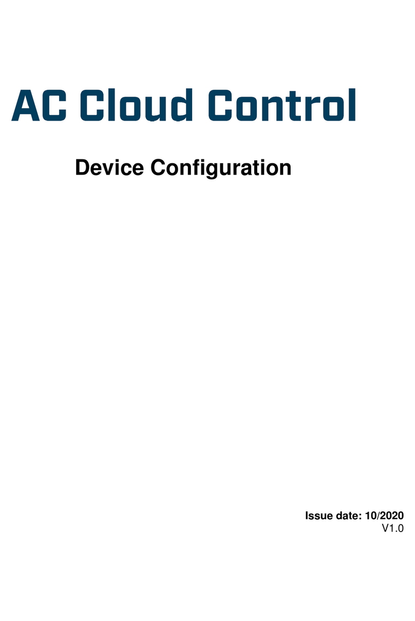 HMS Networks Intesis AC Cloud Control User manual
