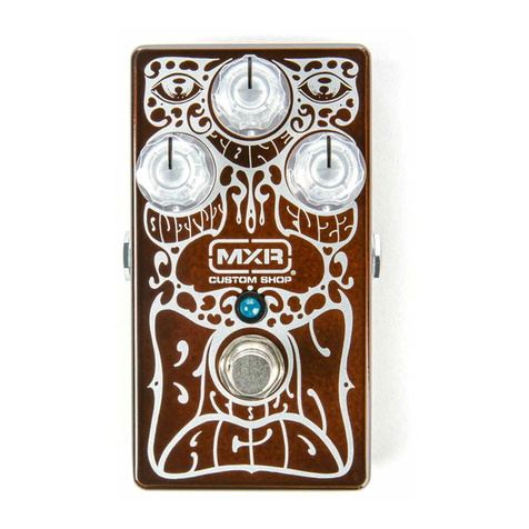 mxr Brown Acid Fuzz User manual