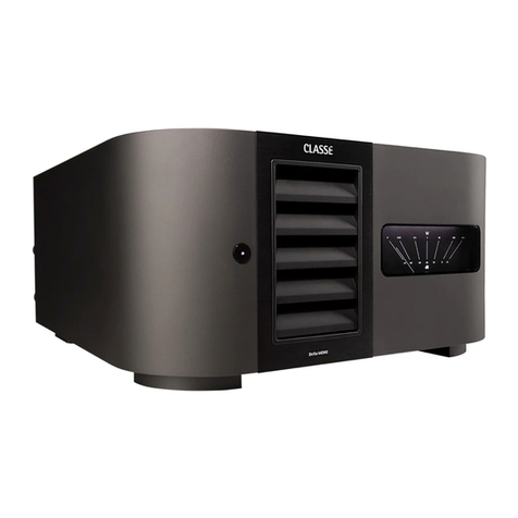 Classe Audio Delta MONO owner's manual