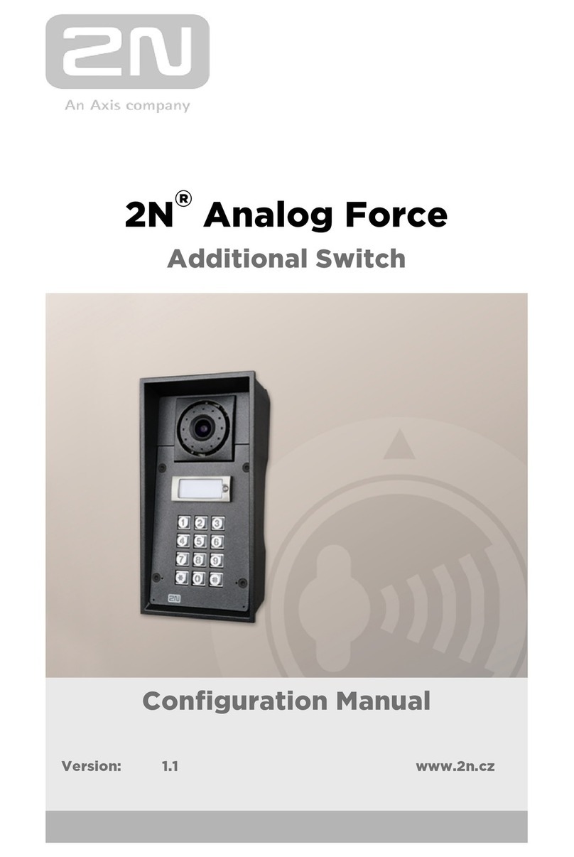 Axis 2N Access Unit Configuration manual Axis 2N Access Unit Configuration manual