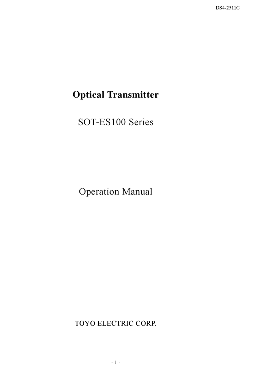 Toyo SOT-ES100 Series User manual