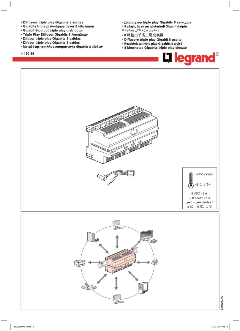 LEGRAND 4 130 44 quick start guide