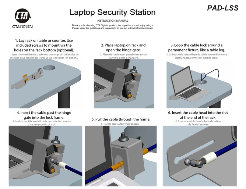 CTA PAD-LSS instruction manual