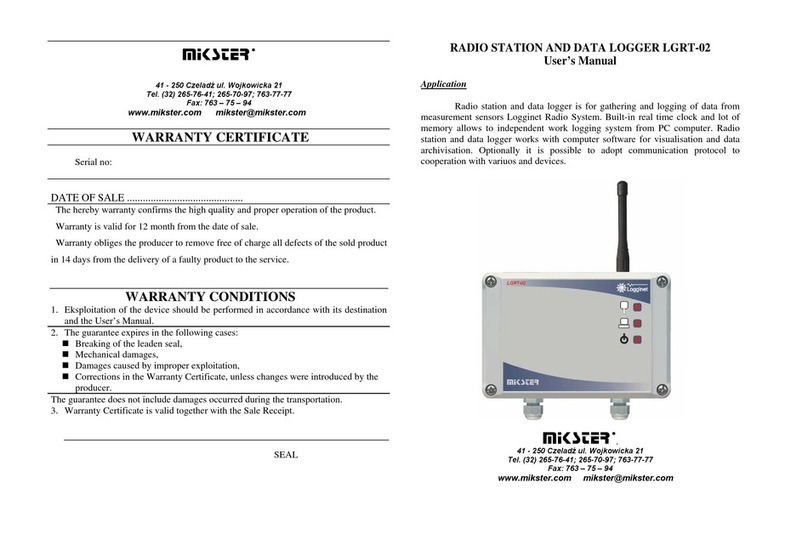 Mikster LGRT-02 user manual