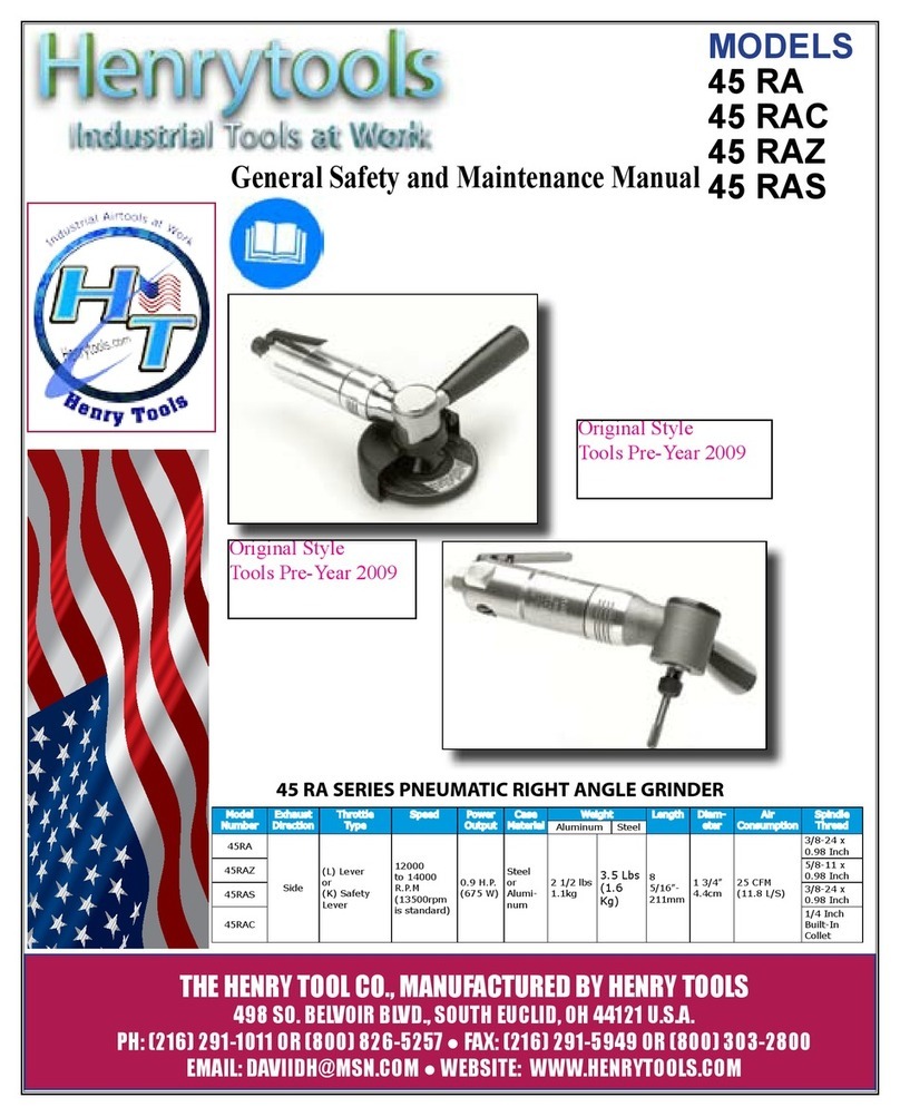 Henry Tools 45 Series General safety and maintenance manual