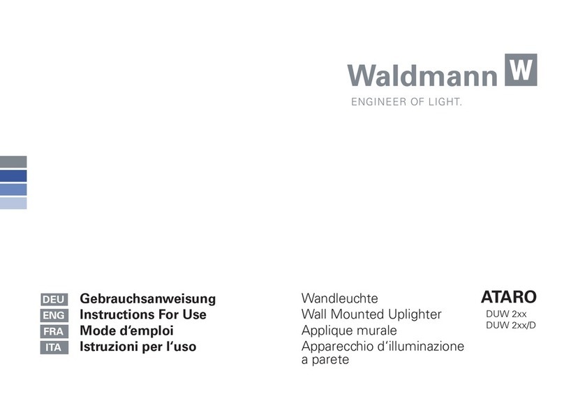 Waldmann ATARO DUW 2/D Series User manual
