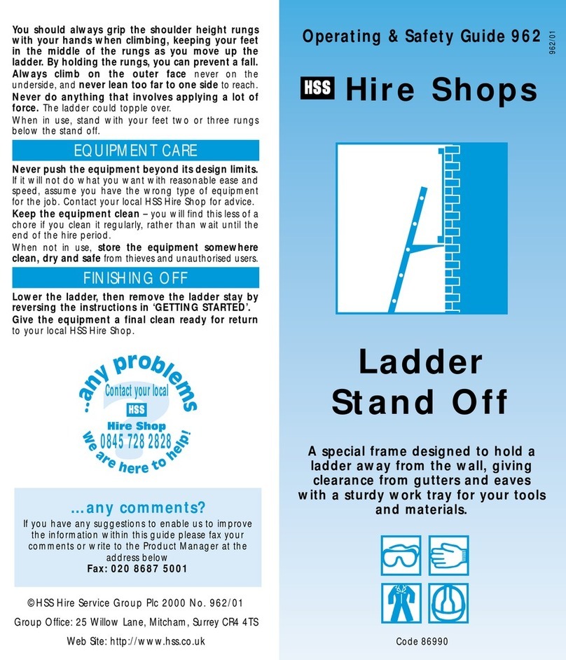 HSS Hire 86990 Troubleshooting guide