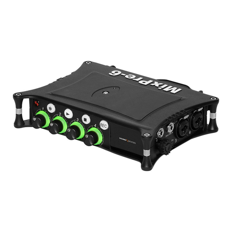 Sound Devices MixPre II Series quick start guide