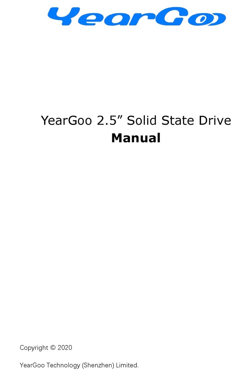 YearGoo 2.5” Solid State Drive User manual