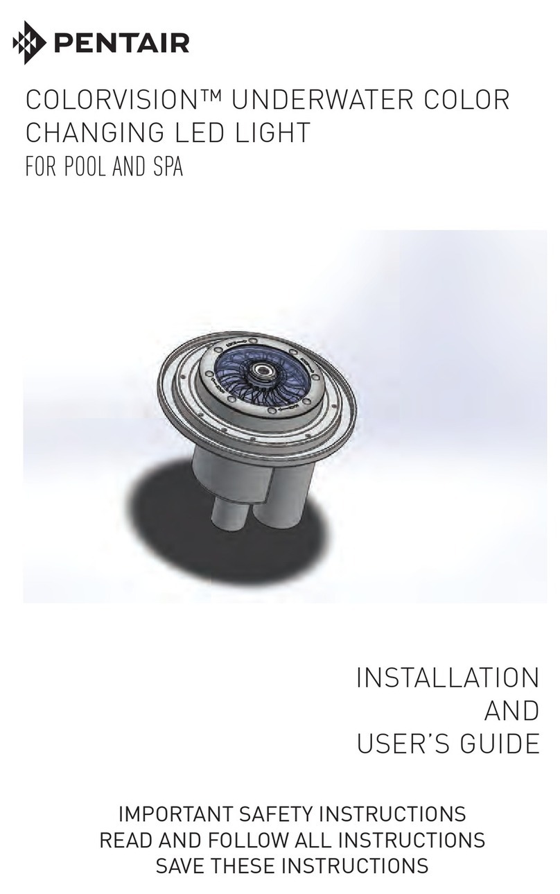 Pentair COLORVISION User manual