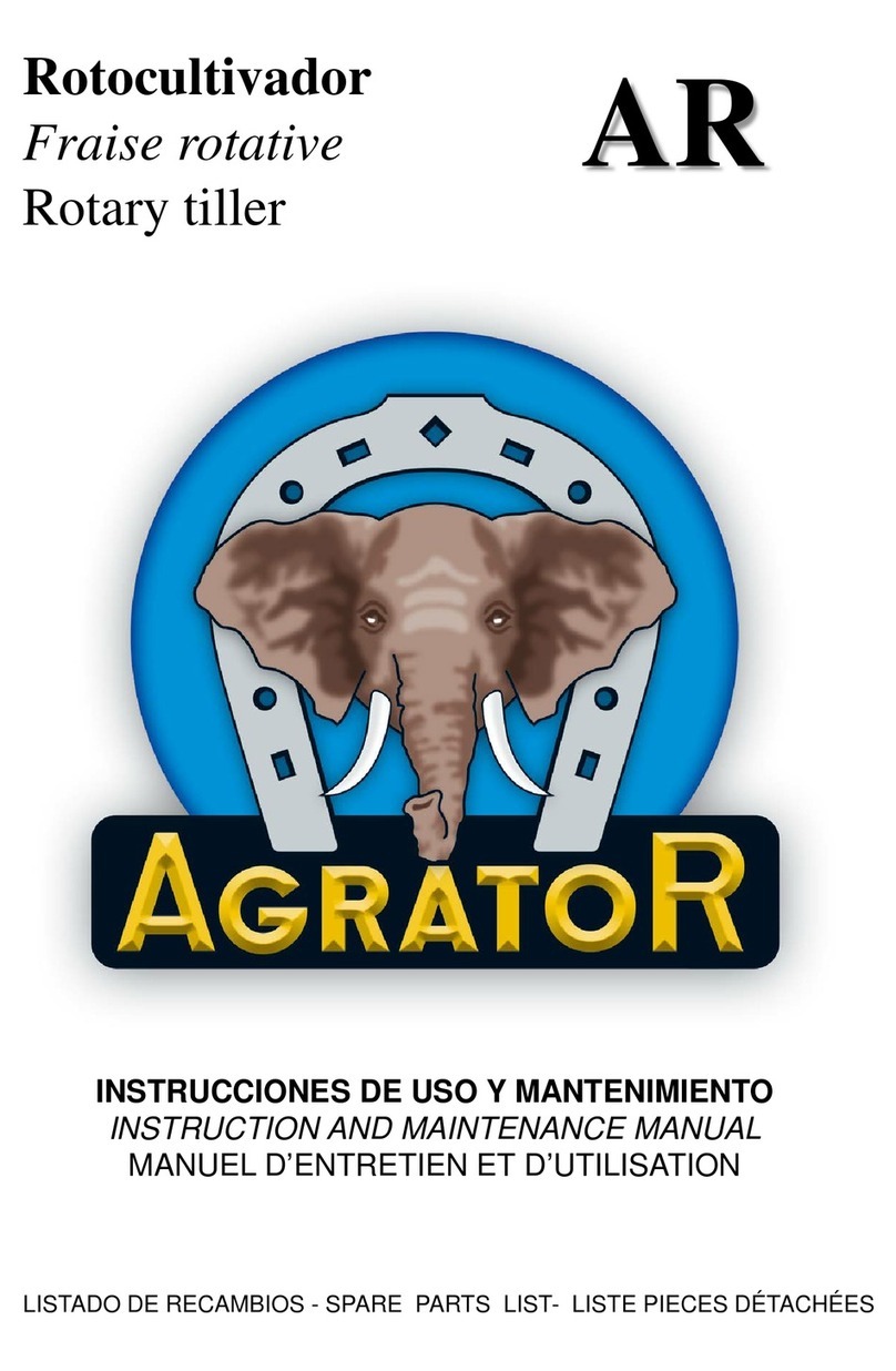 Agrator AR Series Instruction and maintenance manual