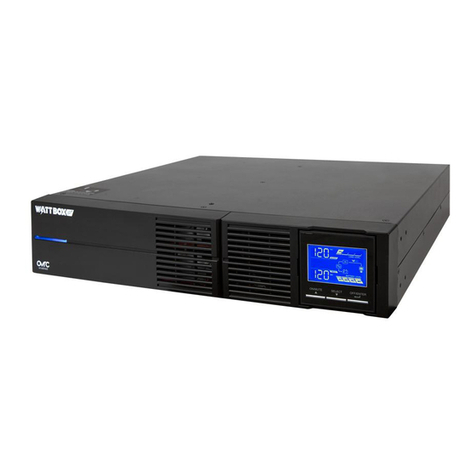 watt box WB-OVRC-UPS-1100-1 owner's manual