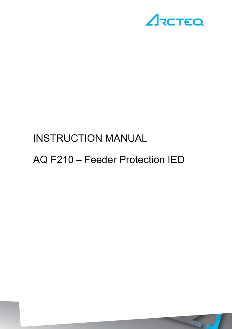 Arcteq AQ-F210 instruction manual