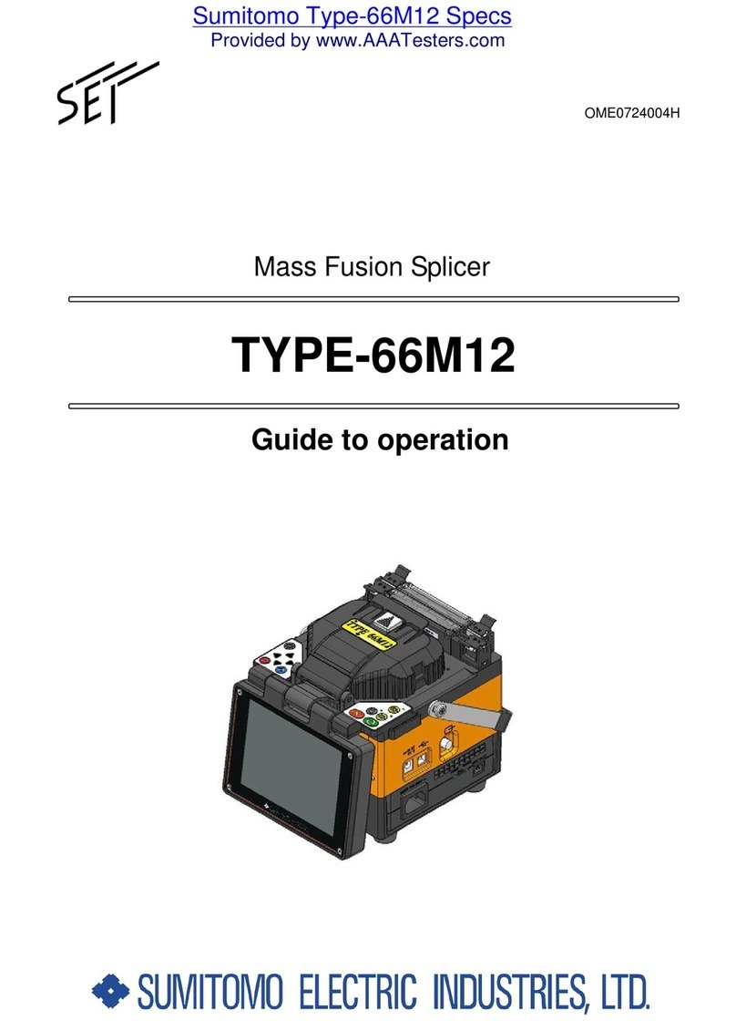 Sumitomo TYPE-66M12 User manual