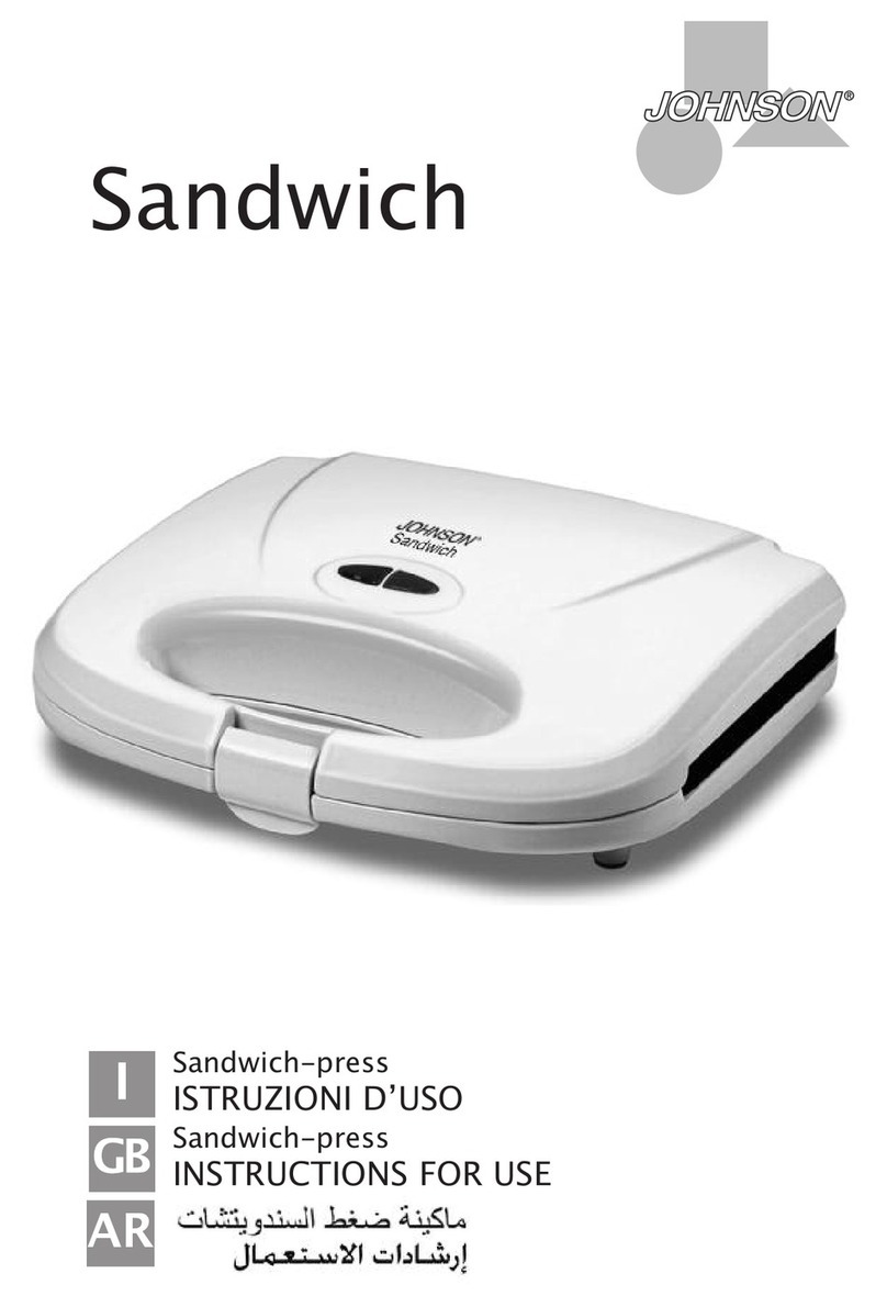 Johnson Sandwich Instructions for use