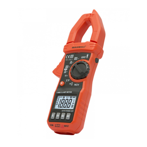 Maxwell Digital Multimeters 25611 user manual Maxwell Digital Multimeters 25611 user manual