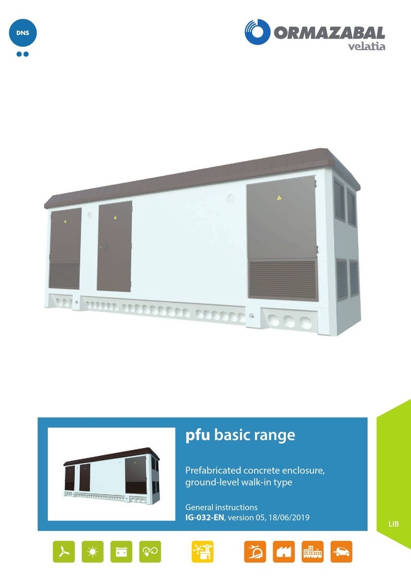 Velatia ORMAZABAL basic pfu Series General instructions