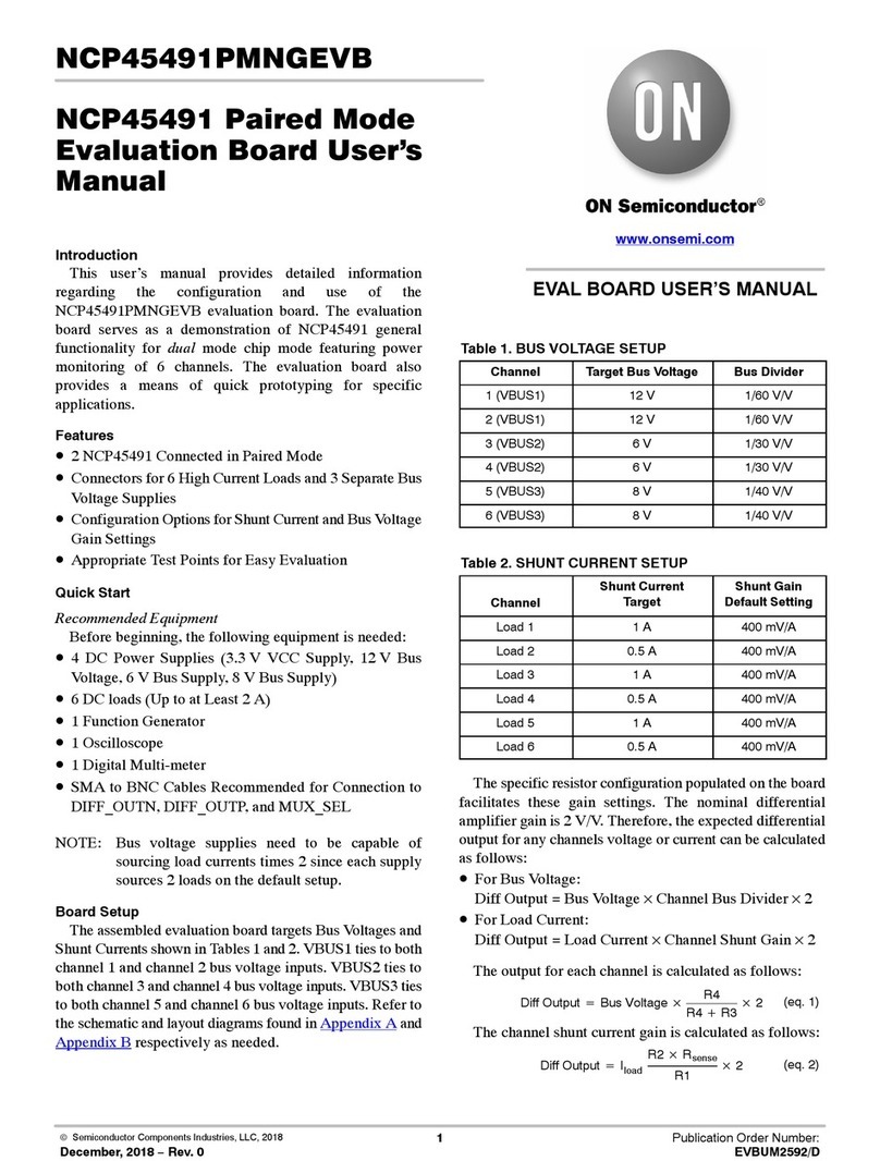 ON Semiconductor NCP45491PMNGEVB user manual