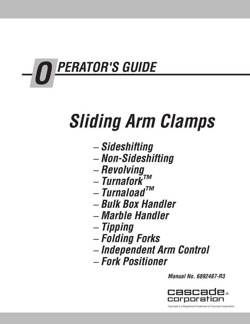 cascade corporation Sideshifting Series Manual