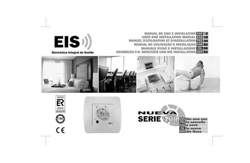 EIS New 100 Series User and installation manual