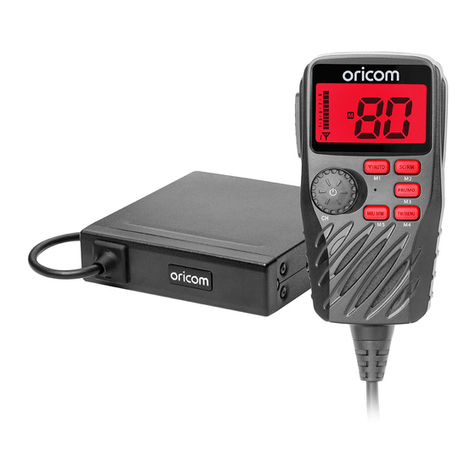 Oricom UHF182X operating instructions