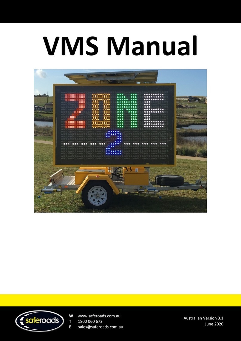 Saferoads Zone 2 VMS manual Saferoads Zone 2 VMS manual