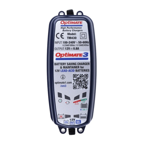 Optimate OptiMate 3 TM430 User manual