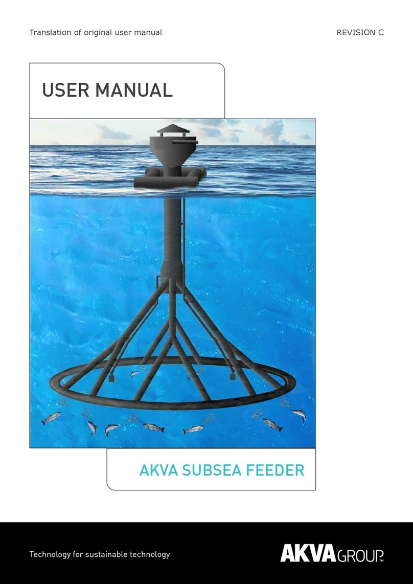 Akva SUBSEA FEEDER user manual
