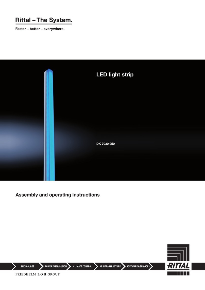 FRIEDHELM LOH RITTAL DK 7030.950 Assembly and operating instructions FRIEDHELM LOH RITTAL DK 7030.950 Assembly and operating instructions