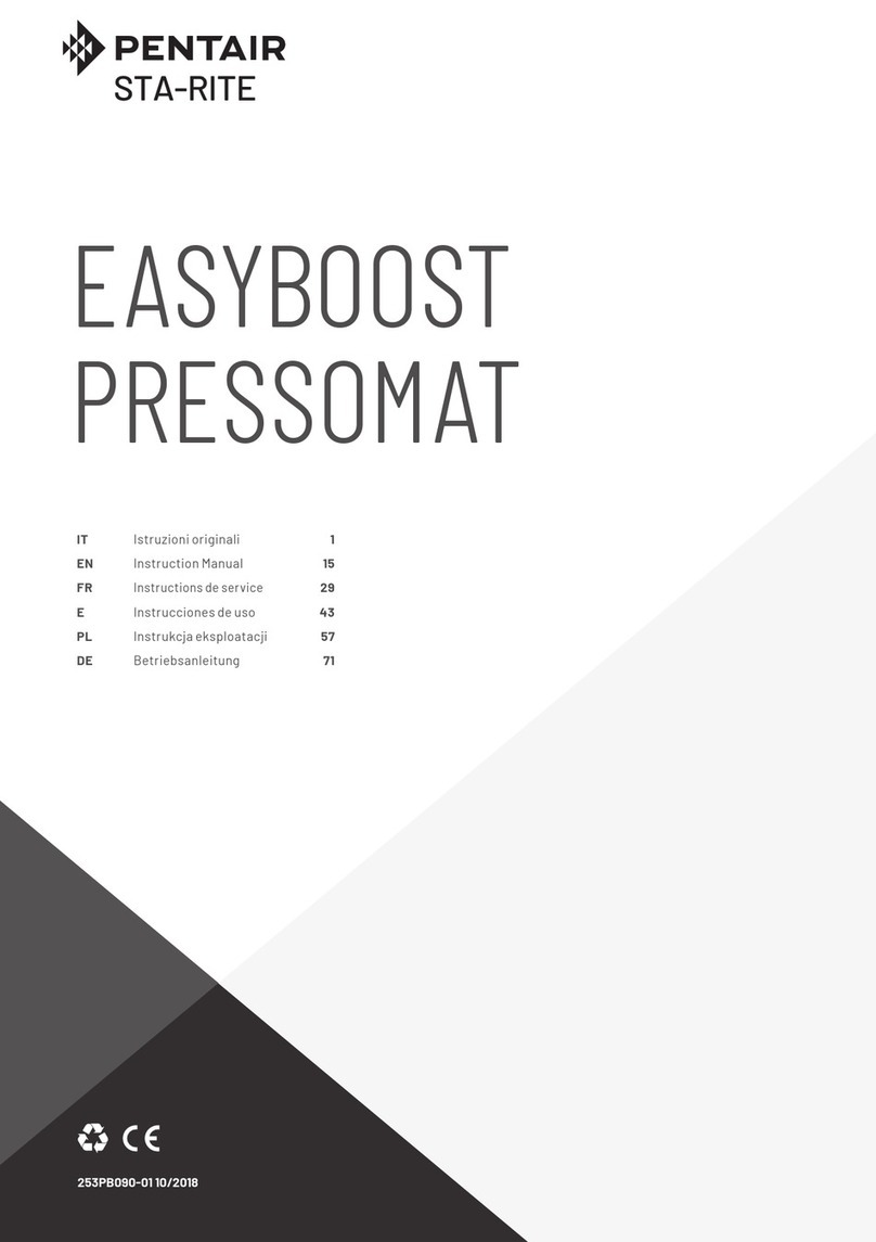Pentair EASYBOOST PRESSOMAT instruction manual